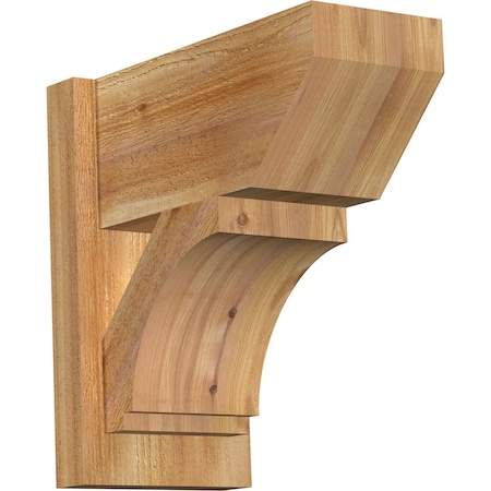Imperial Slat Rough Sawn Outlooker, Western Red Cedar, 8"W x 16"D x 16"H